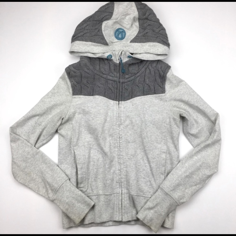 Lululemon Fireside Cable Knit Hoodie Sz 6